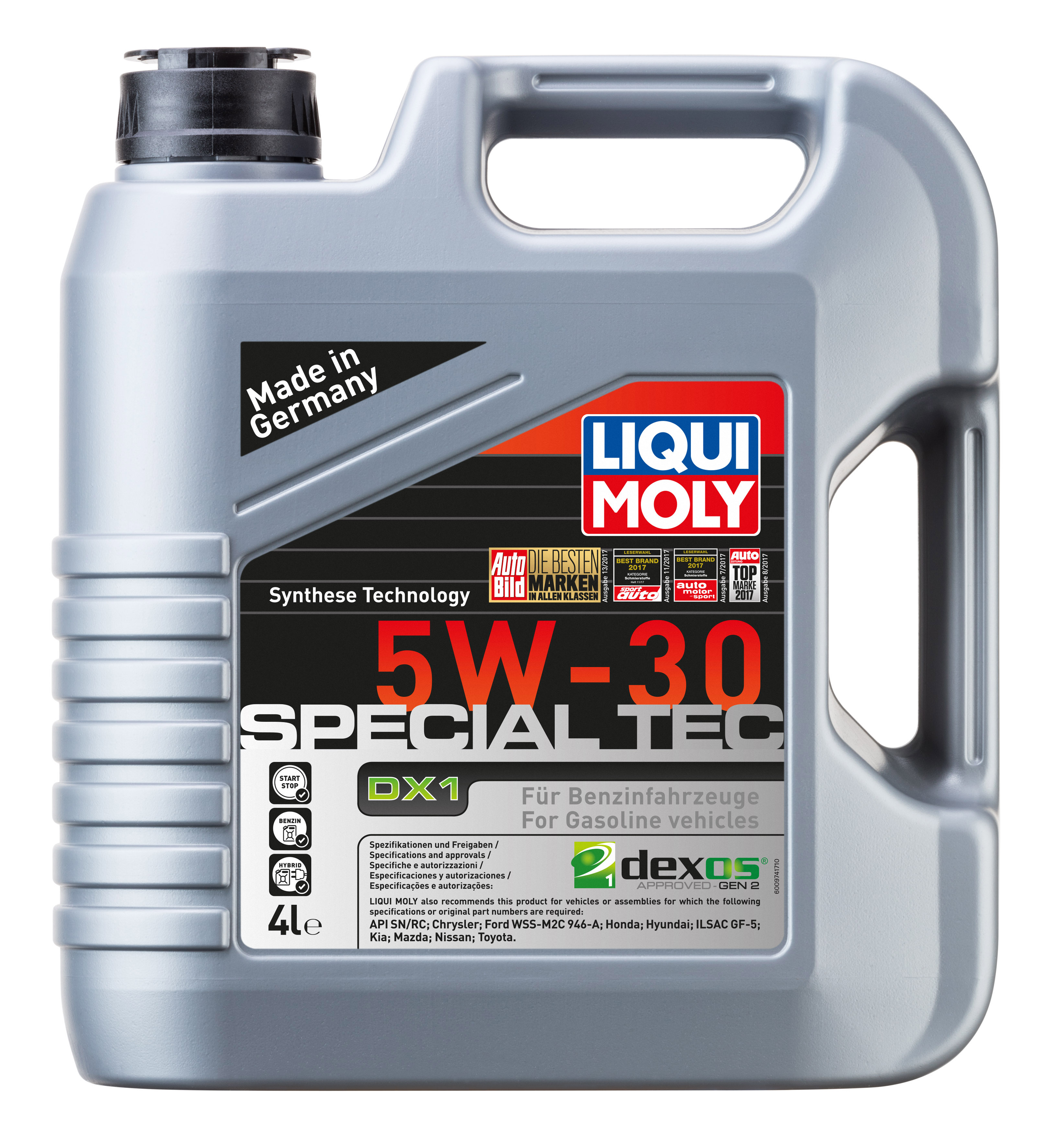 фото Liquimoly нс-синт. мот.масло special tec dx1 5w-30 liqui moly