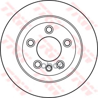 фото Тормозной диск trw/lucas для df4487s