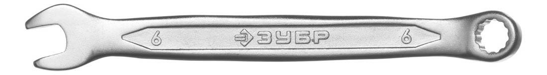 Комбинированный ключ  Зубр 27087-06 ключ зубр 27087 11 z01 комбинированный гаечный 11 мм