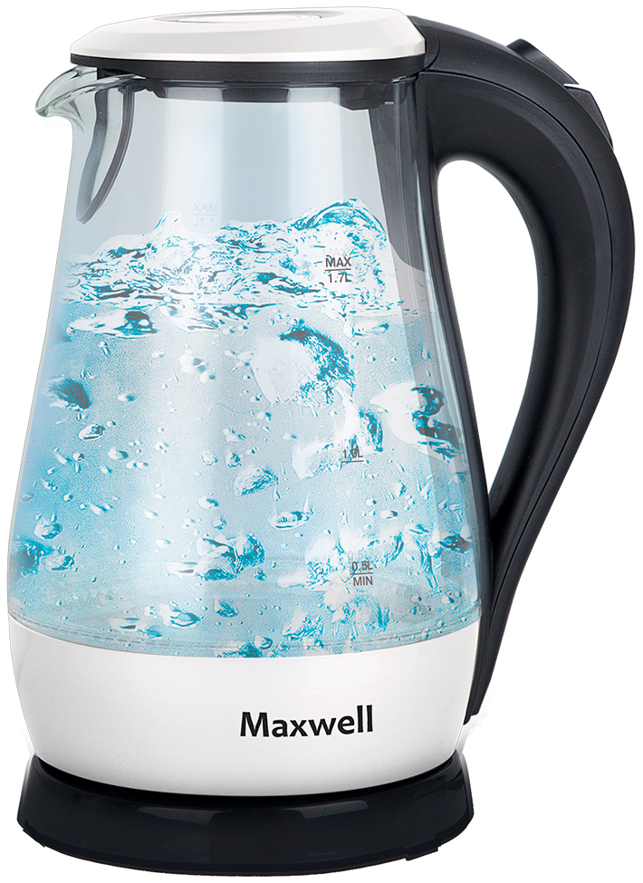 

Чайник электрический Maxwell MW-1070W 1.7 л Silver, Black, MW-1070W