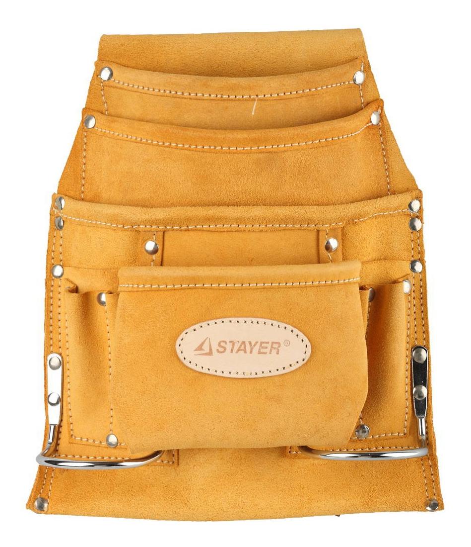 Поясная сумка для инструмента Stayer 38517 поясная сумка на молнии коричневый