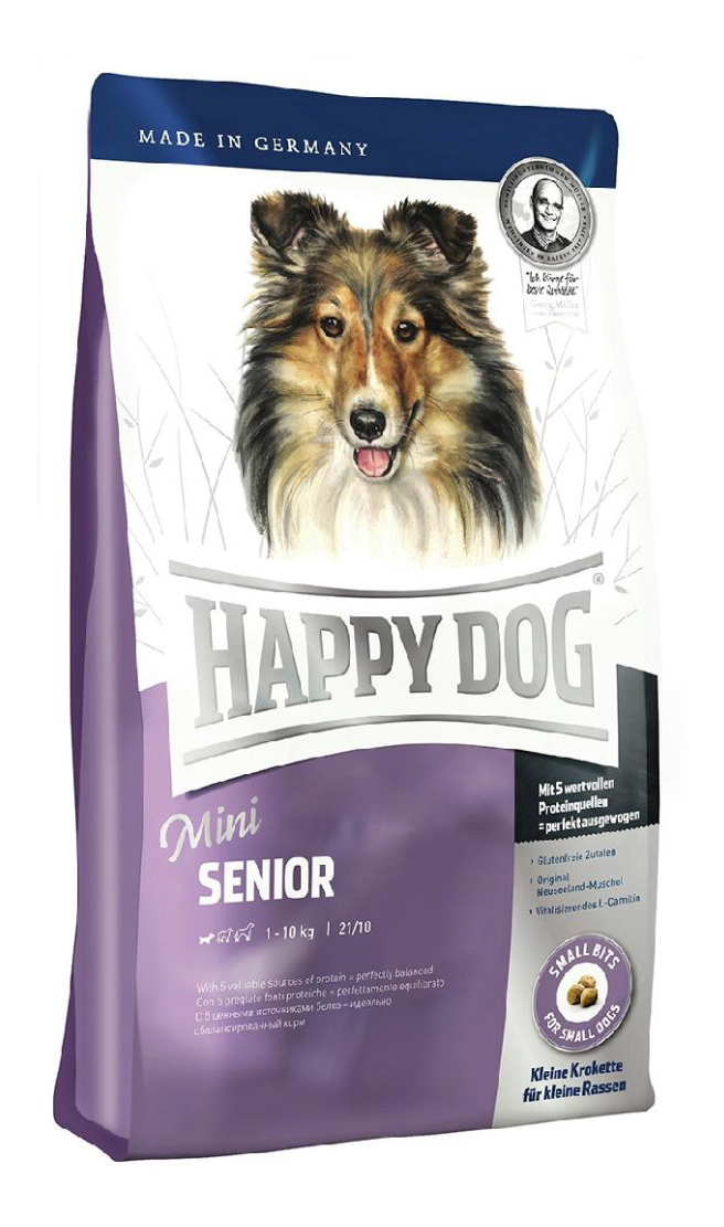 фото Сухой корм для собак happy dog supreme mini senior, птица, лосось, ягненок, 0,3кг