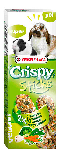 фото Лакомство для грызунов versele-laga crispy с овощами, 2 шт, 110г