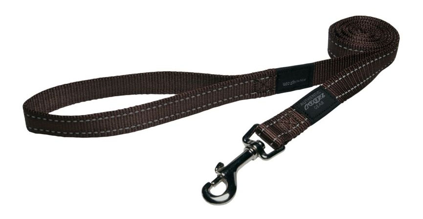 

Поводок удлиненный для собак Rogz Utility L-20мм 1,8 м, Коричневый HLL06J, Utility