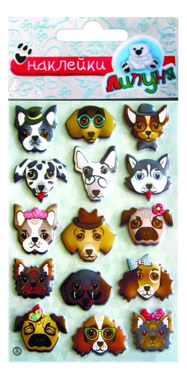 Наклейка декоративная для детской комнаты Липуня Собаки