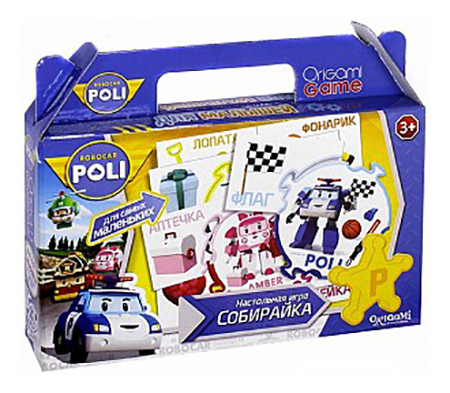 фото Семейная настольная игра origami robocar poli собирайка