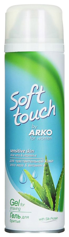 Купить Гель для бритья ARKO Soft Touch Для чувствительной кожи, для чувствительной кожи, ARKO MEN