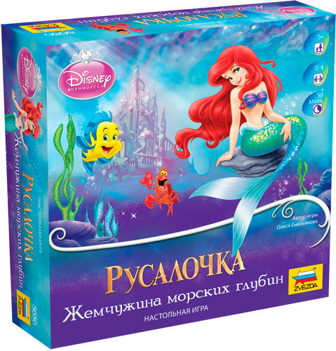 

Настольная игра Zvezda Русалочка. Жемчужина морских глубин (8686)