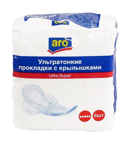 

Прокладки Aro Ultra Super 9 шт, ultra Super