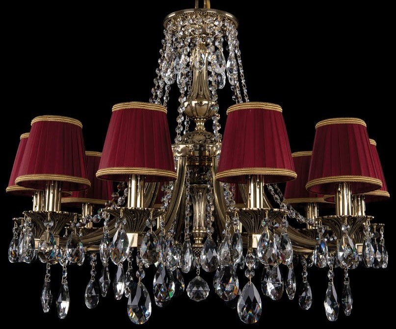 

Люстра подвесная Bohemia Ivele Crystal 1771/10/220/A/GB/SH8B, 1771/10/220/A/GB/SH8B