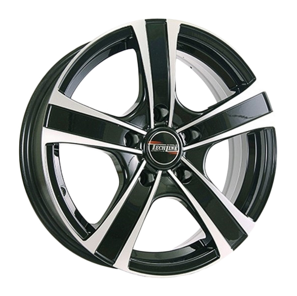 

Колесный диск Tech-Line R16 6.5J PCD5x118 ET46 D71.1 (T619-6516-711-5x118-46BD), Черный;серебристый, 619