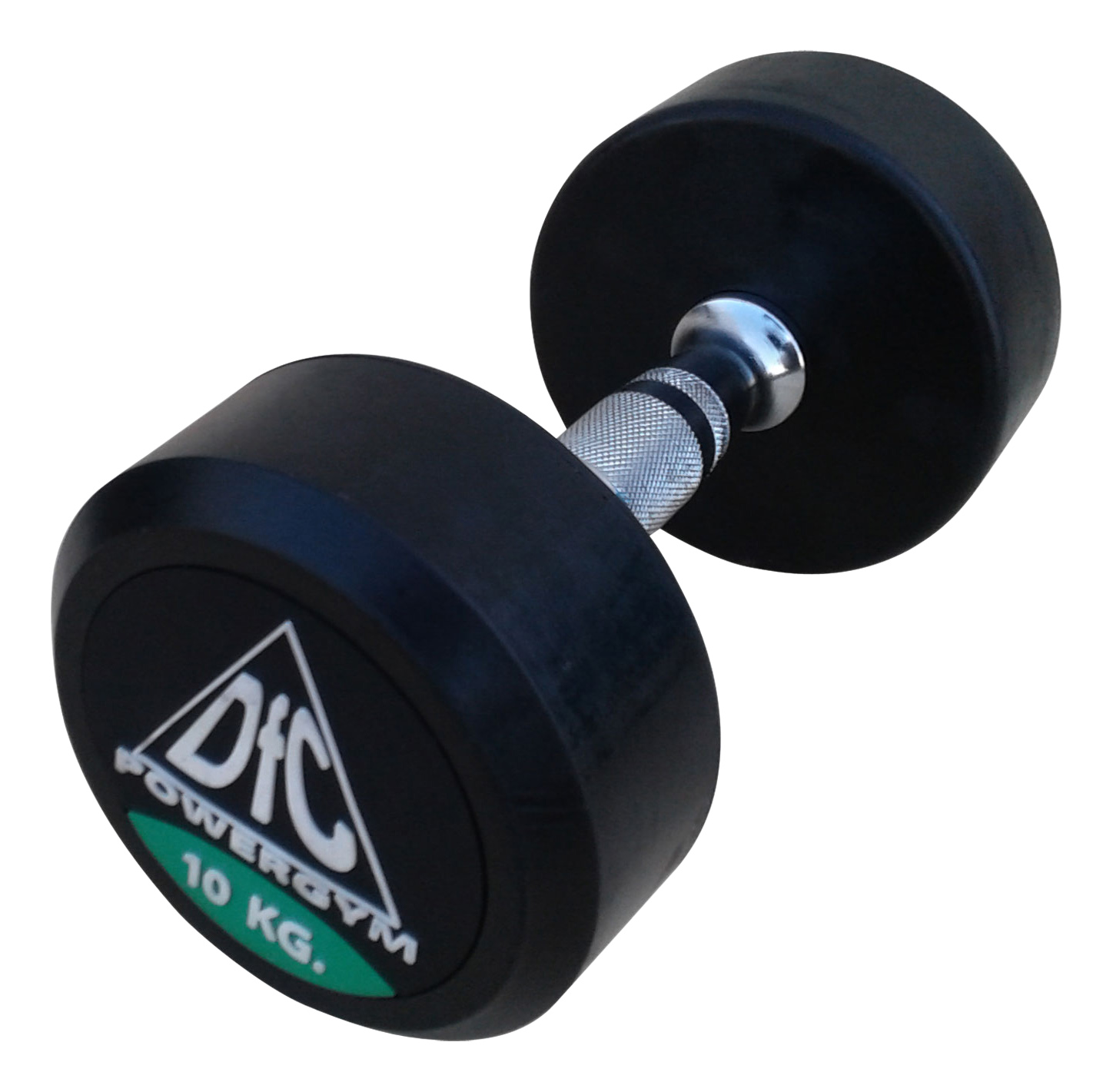 фото Неразборные гантели обрезиненные dfc powergym db002 2 x 10 кг, черный