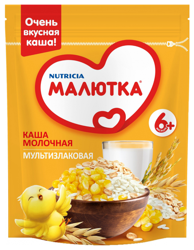 

Каша молочная Малютка Мультизлаковая с 6 мес. 220 г, Мультизлаковая