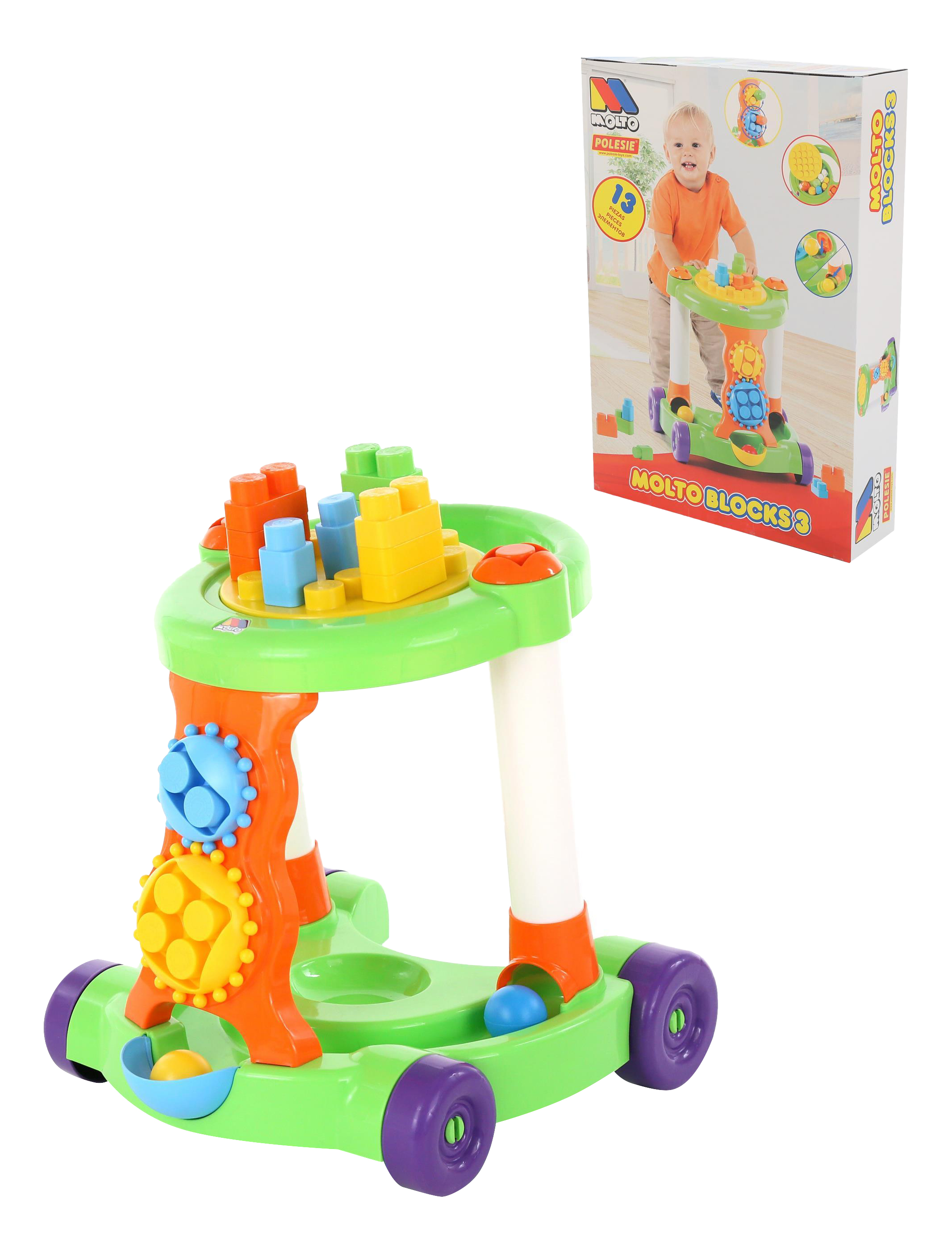 

Каталка детская MOLTO Bloks 3 58133, Bloks 3