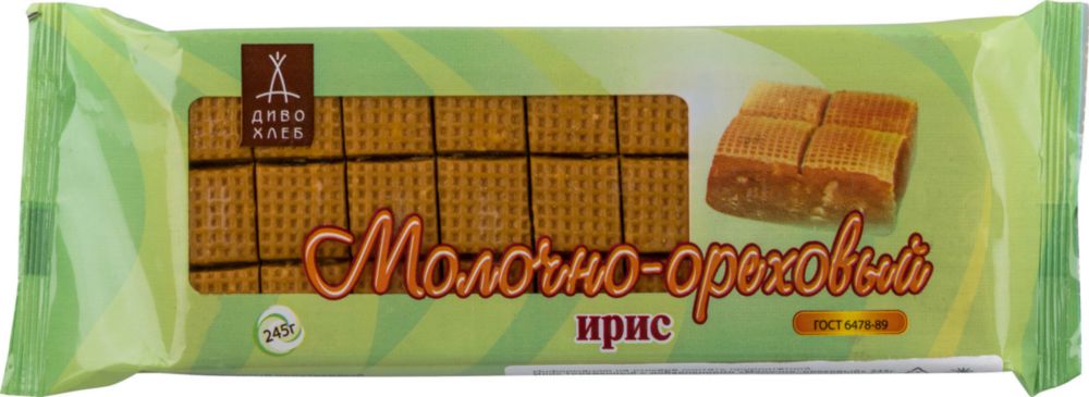 

Ирис Диво-Хлеб молочно-ореховый 245 г