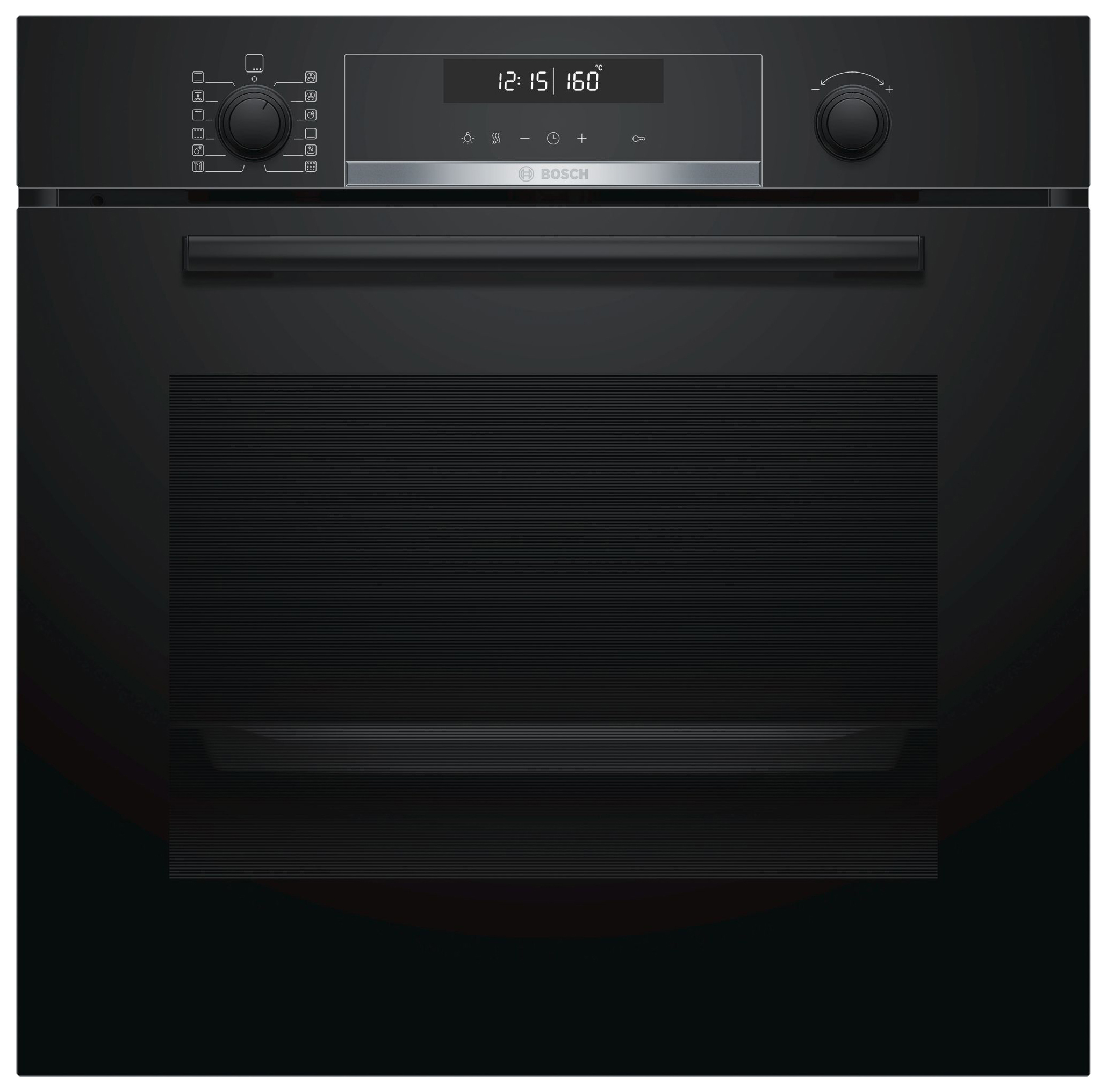 фото Встраиваемый электрический духовой шкаф bosch hbg578fb0r black