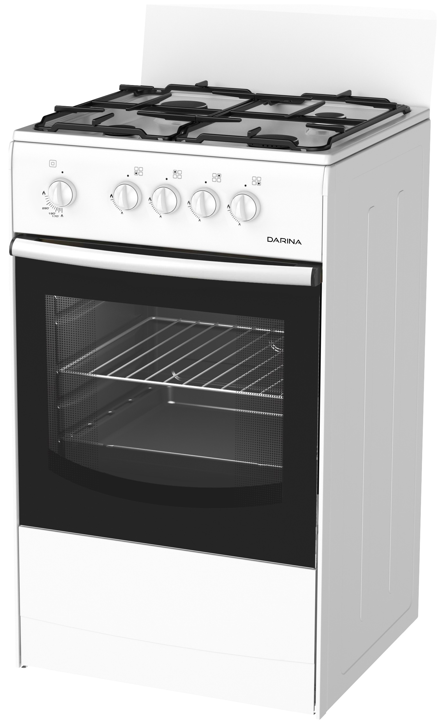 

Газовая плита Darina S GM 441 001 W T2 White, S GM 441 001 W T2