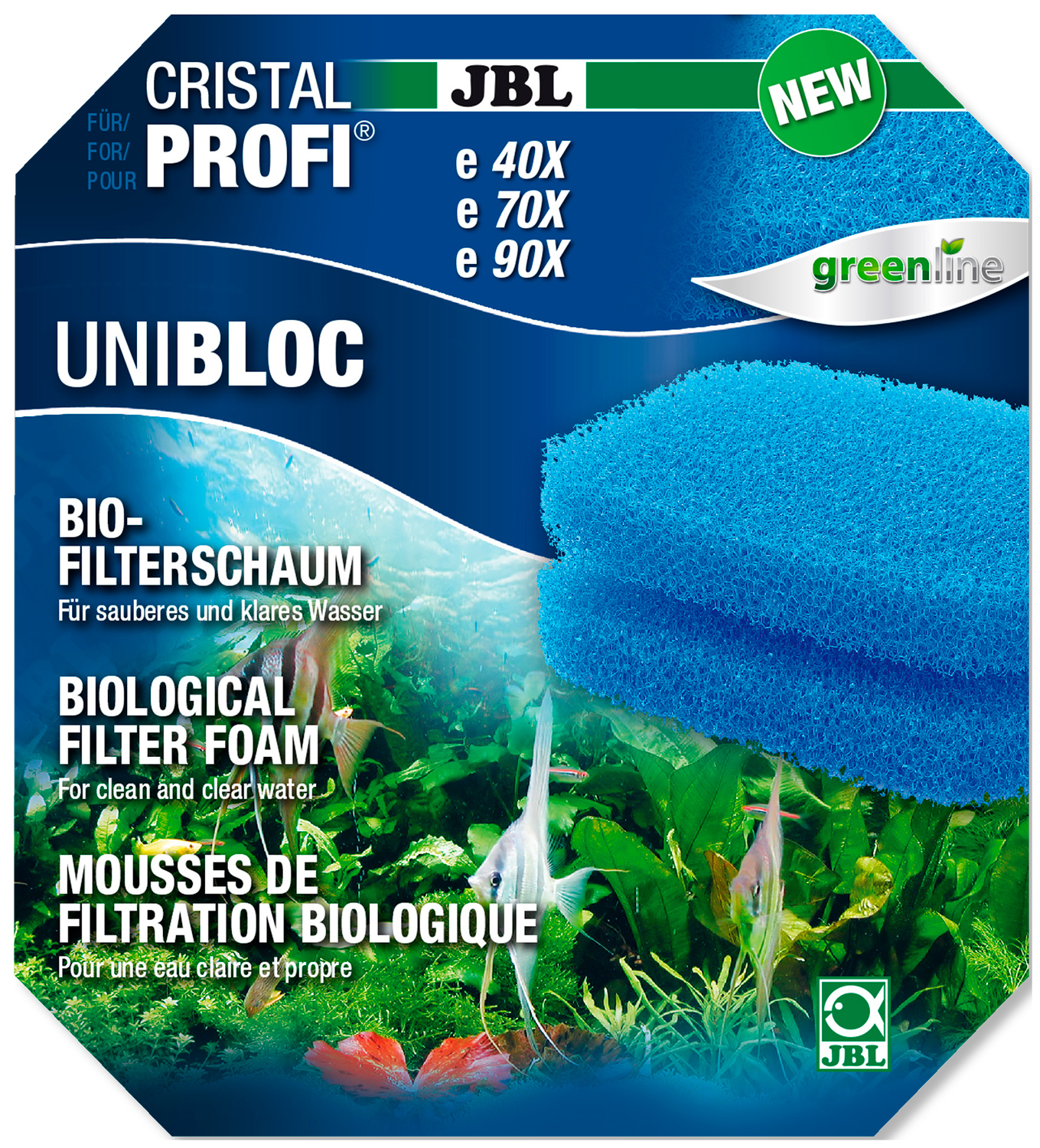

Губка для внешнего фильтра JBL UniBloc для CP е700/е900, поролон, 2 шт, 60 г, UniBloc