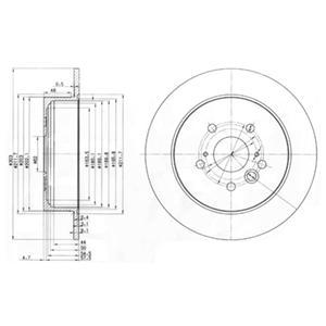 

Тормозной диск DELPHI BG3691