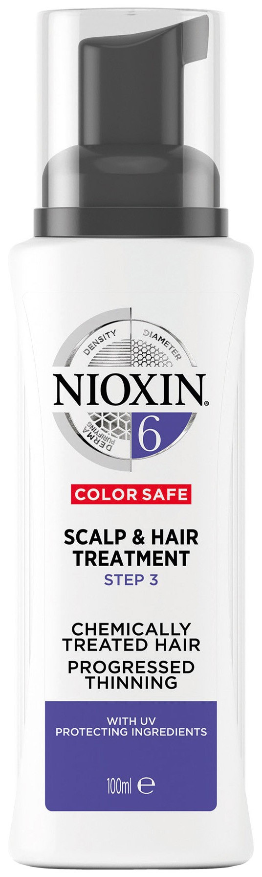Купить Маска для волос Nioxin Система 6 для химически обработанных истонченных волос 100 мл