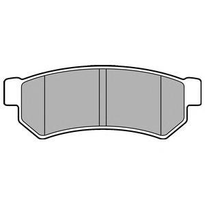 

Тормозные колодки DELPHI дисковые LP2502