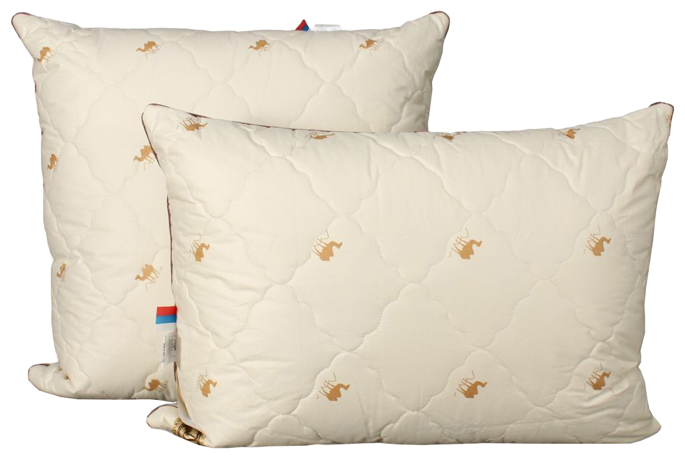 Подушка для сна АльВиТек iff35260 шерсть верблюжья, силикон 70x70 см