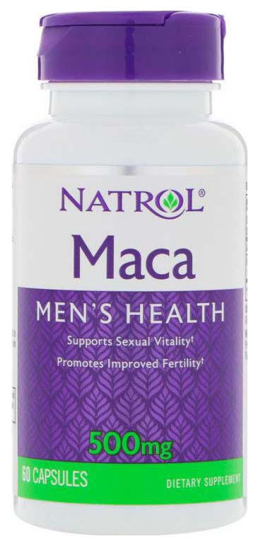 Купить Препарат для мужчин Natrol Maca 500 мг 60 капсул