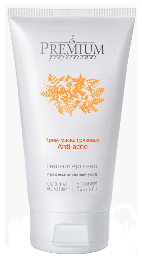 Крем-маска Premium Anti-acne грязевая, 150 мл