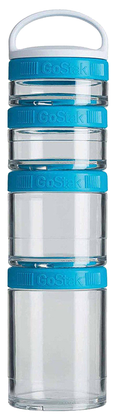 

Таблетница BlenderBottle GoStak Starter 4 кам. синий, GoStak Starter