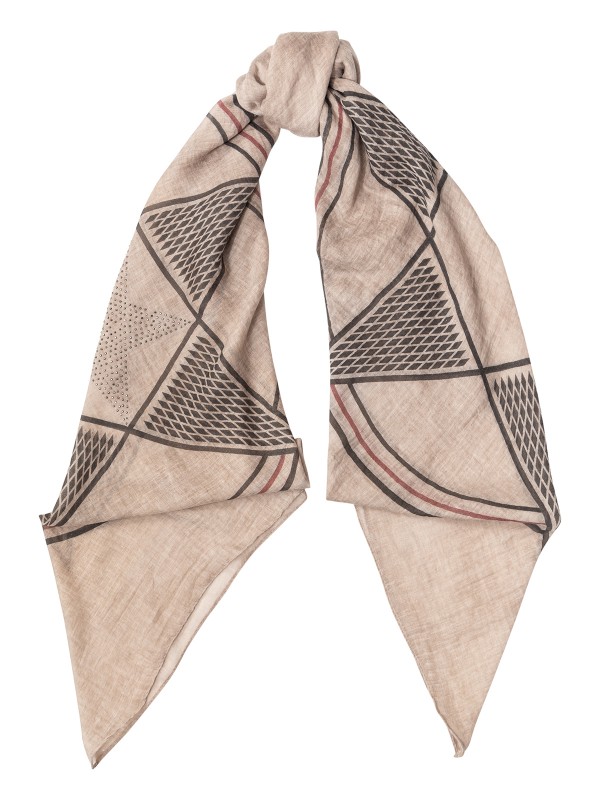

Платок женский Eleganzza MX47-0937 бежевый, MX47-0937