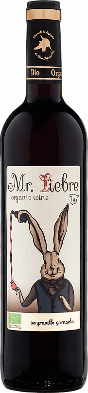 

Вино Mr Liebre Organic Tempranillo Garnacha Castilla IGP Explotaciones Hermanos Delgado