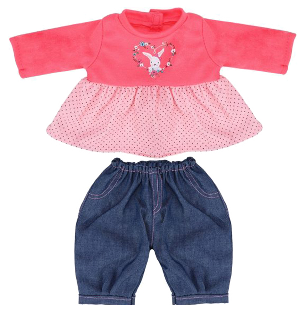 фото Mary poppins одежда для куклы 38-43 см, туника и джинсы мэри 452148