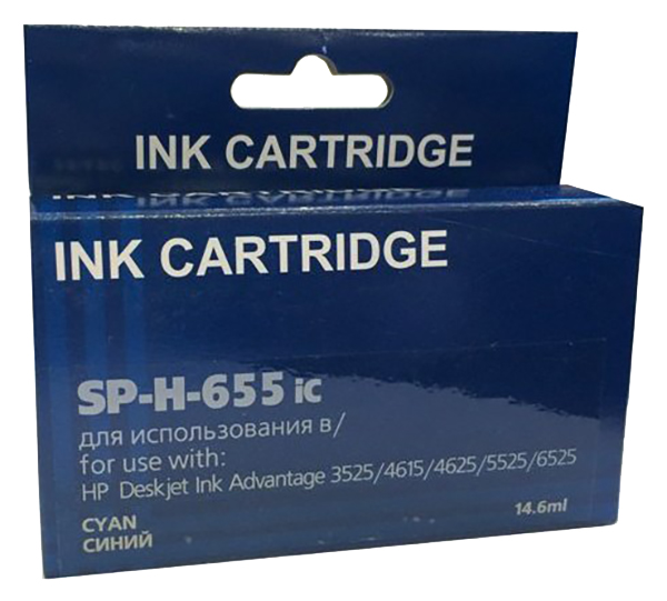 

Картридж Solution Print SP-H-655 iC, аналог HP 655 (CZ110AE), голубой, SP-H-655 iC