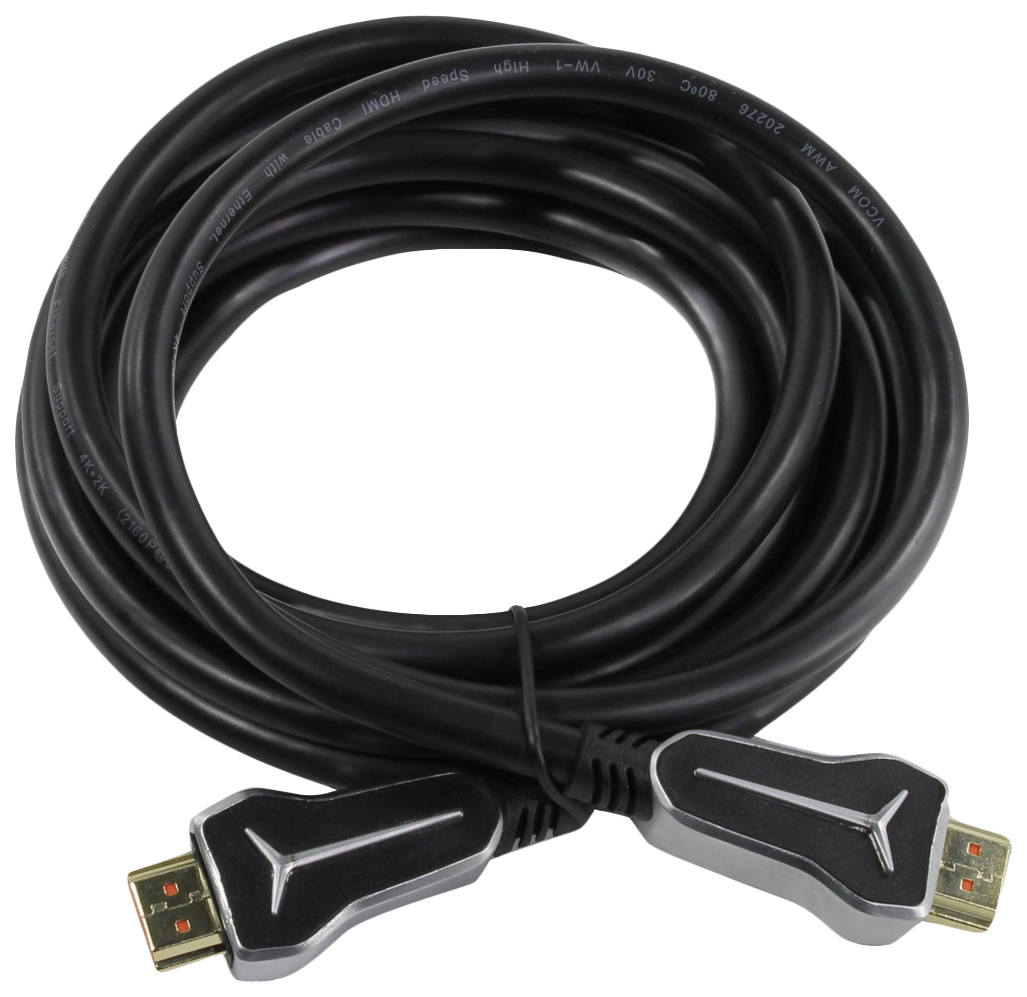 Кабель VCOM HDMI - HDMI 3м Silver/Black (CG579)