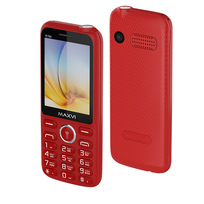 фото Мобильный телефон maxvi k15n red