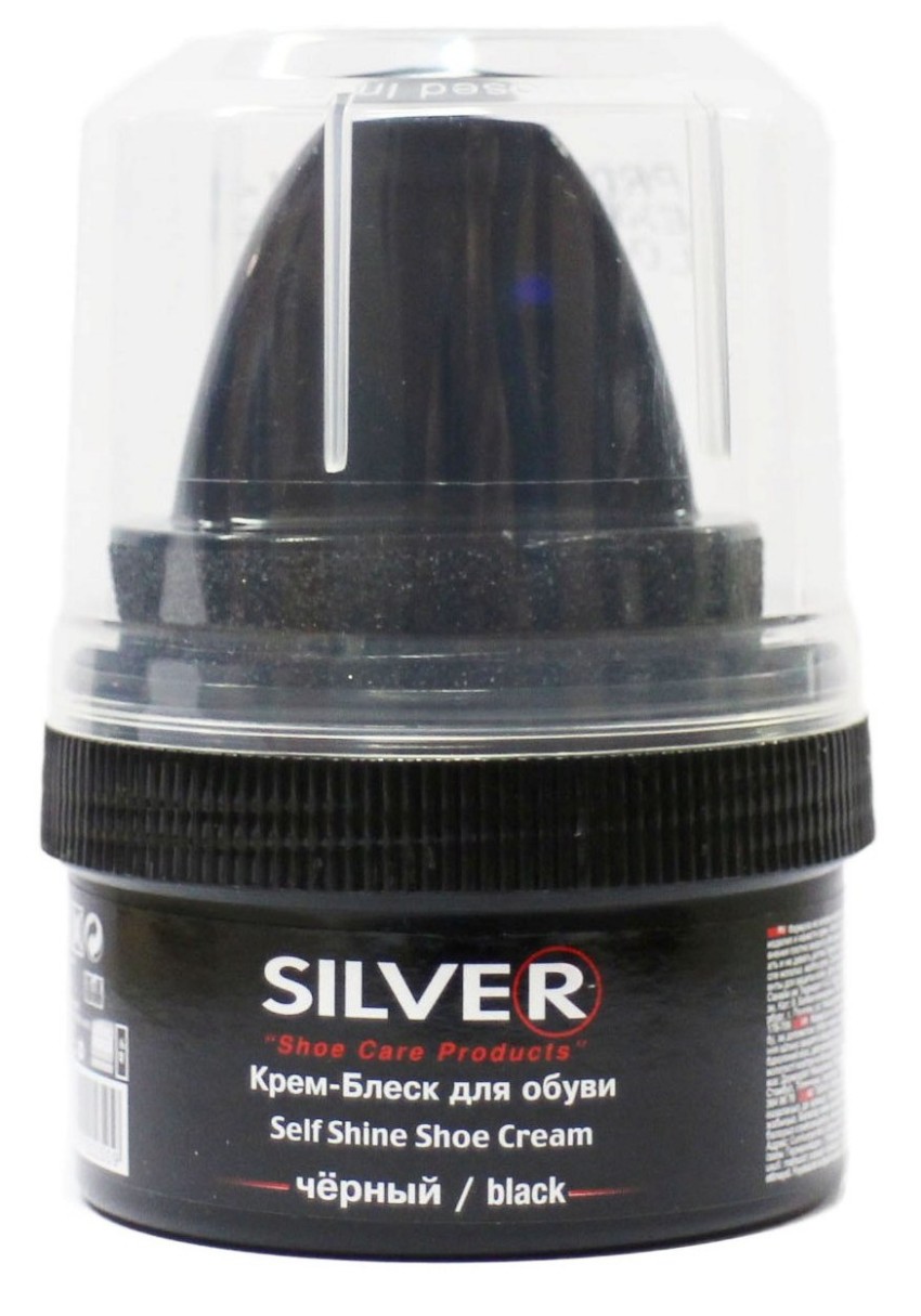 

Крем-блеск для обуви Silver черный 50 мл
