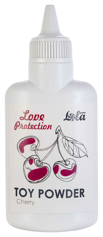 Пудра для ухода за секс-игрушками Lola Toys Love Protection с ароматом вишни 30 г