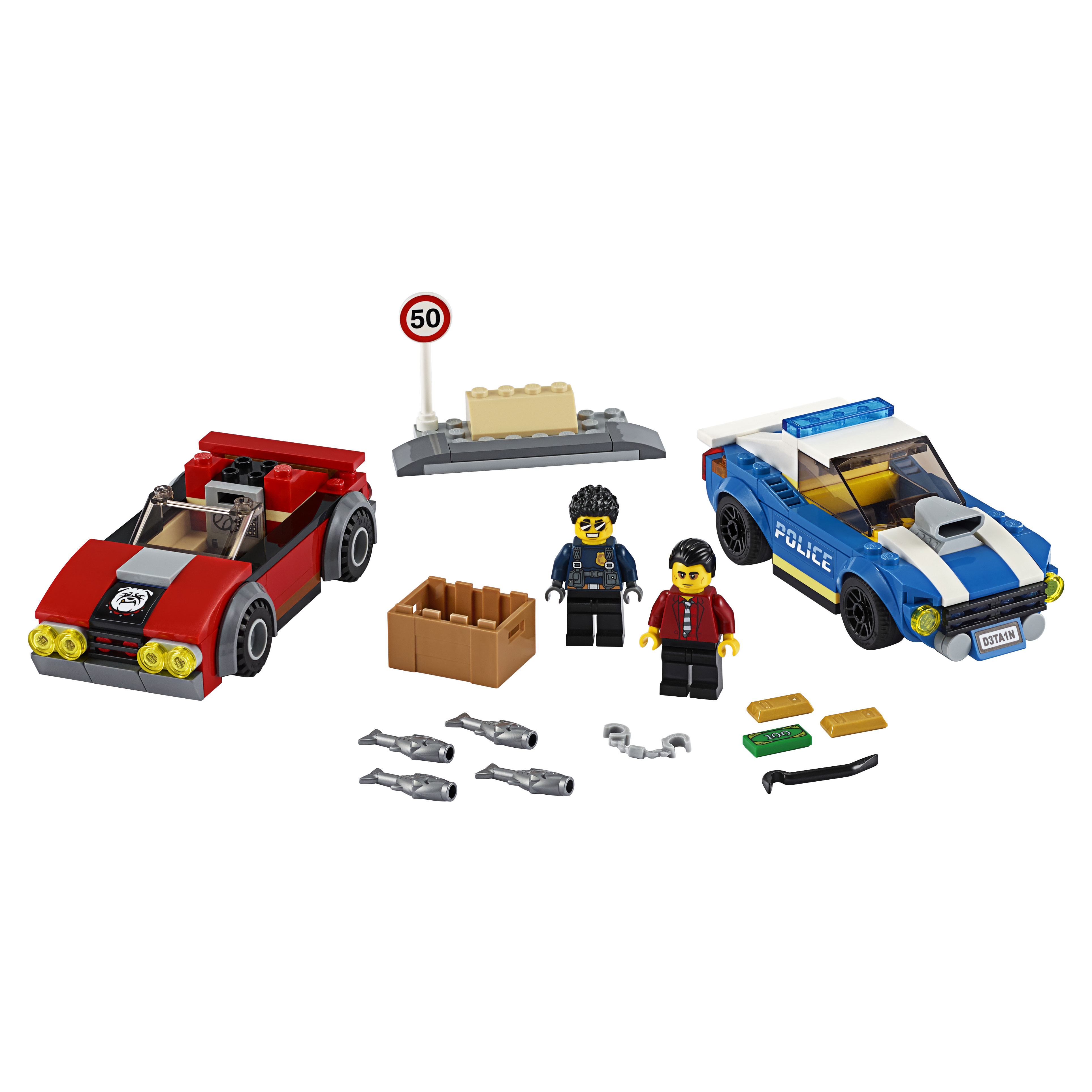 Конструктор LEGO City Police 60242 Арест на шоссе конструктор lego city police 60244 полицейский вертолётный транспорт
