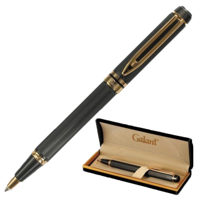 Подарочная шариковая ручка Galant Dark Chrome 140397 Черный/Золотистый