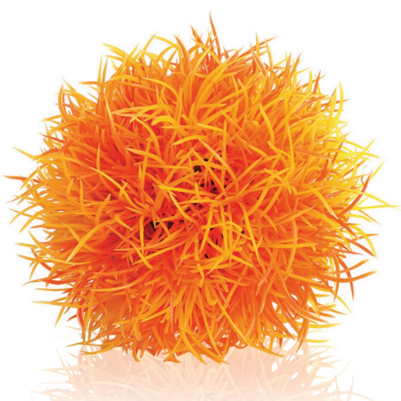 фото Искусственное растение для аквариума biorb оранжевый водный шар, пластик, 10см