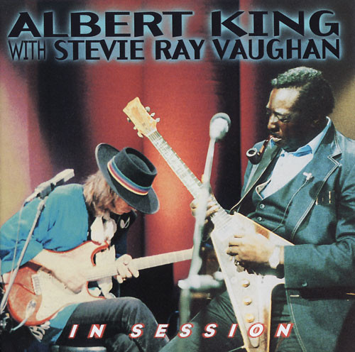 фото Albert king with stevie ray vaughan in session fantasy