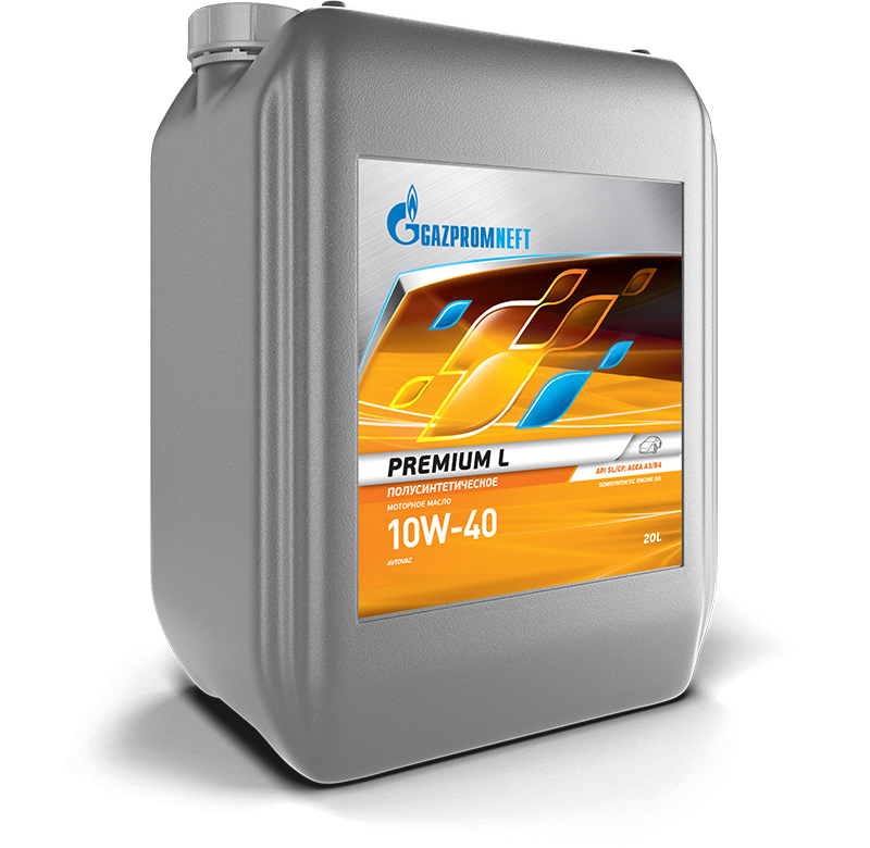 

Моторное масло Gazpromneft Premium L 2389900135 10W40 20 л, Premium L