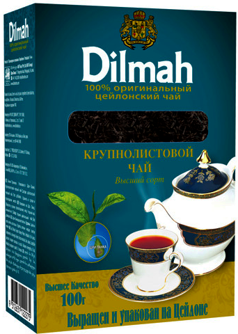 Чай Dilmah черный цейлонский листовой 100 г