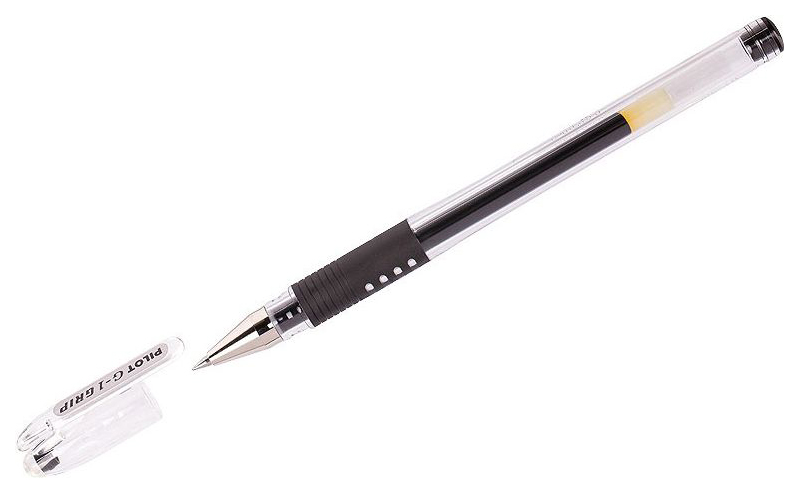 Ручка гелевая Pilot G1 Grip, черная, 0,5 мм, 1 шт.