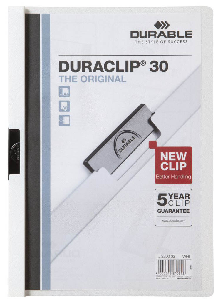 

Папка "Duraclip Color" А4 белая