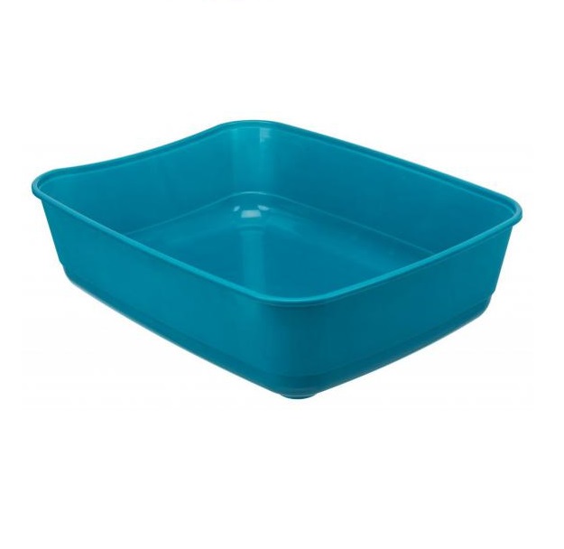 

Лоток для кошек TRIXIE Classic с высоким бортом, петроль, 46 х 36 х 12 см, Голубой, Classic