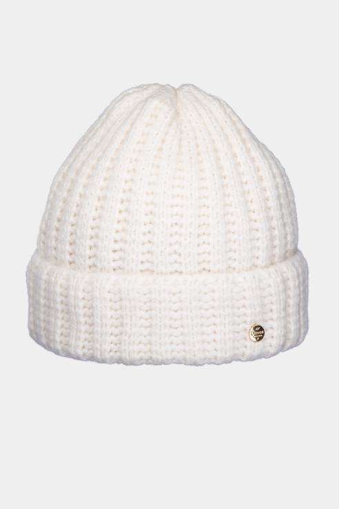 

Шапка бини женская Canoe 4701700 белая р. ONE SIZE, 4701700