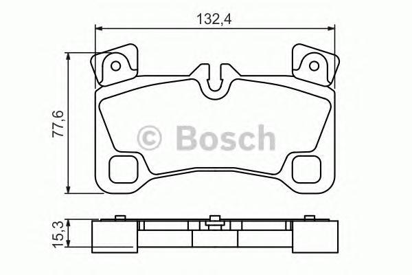 

Комплект тормозных колодок BOSCH 0986494205