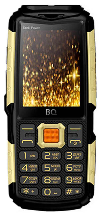 фото Мобильный телефон bq 2430 tank power black/gold