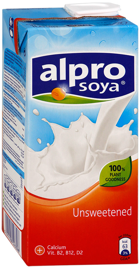 фото Напиток alpro soya unsweetened без сахара без соли 1.8% 1 л